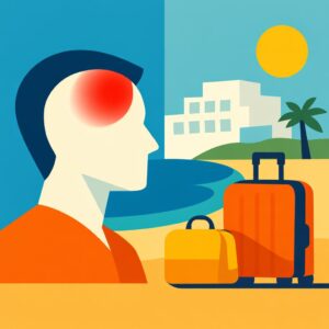 Cluster-Kopfschmerz im Urlaub: internationaler Begriff, schnelle Hilfe im Ausland, medizinische Verständigung bei Kopfschmerzattacken